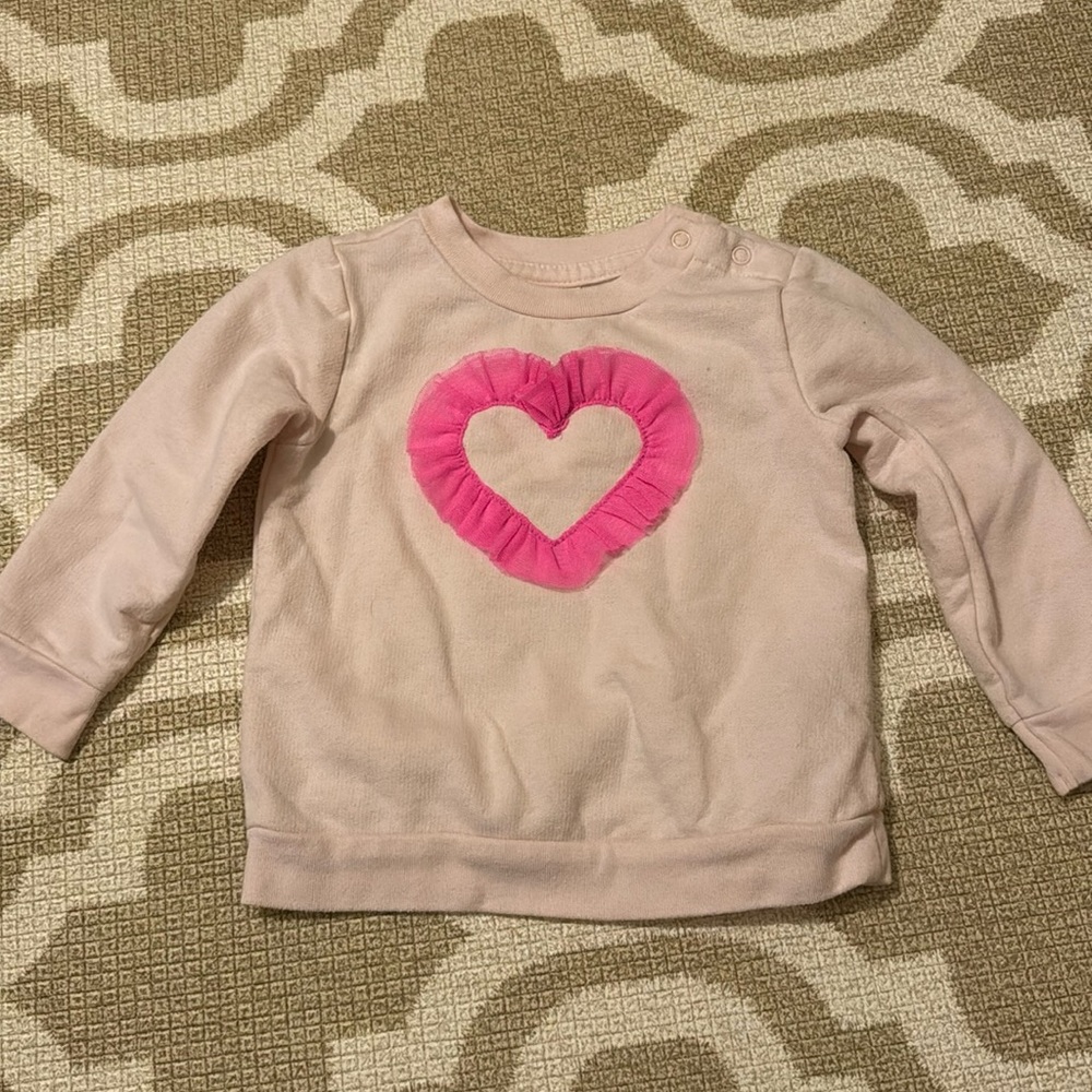 Cat & Jack Heart Sweater